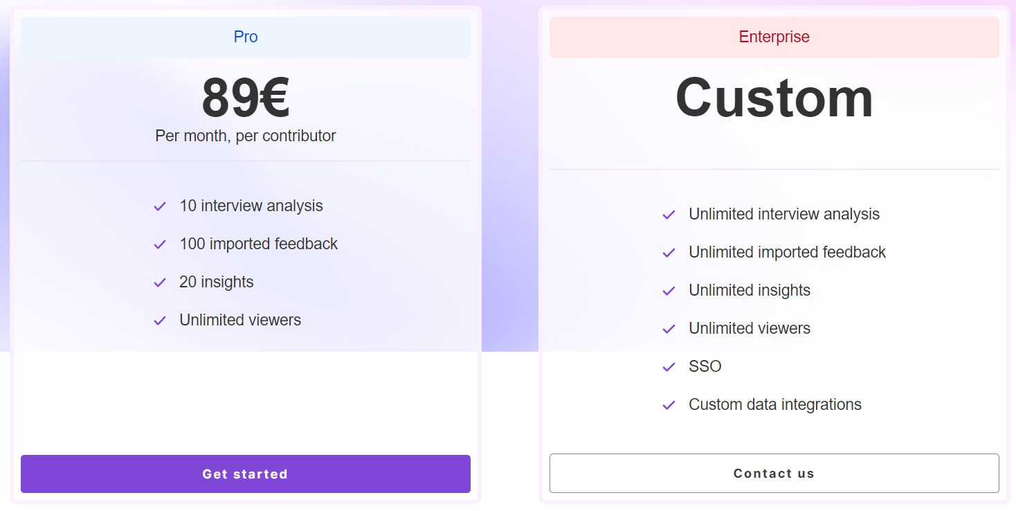 Ween.ai pricing