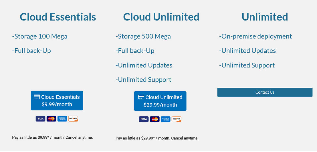 welims pricing