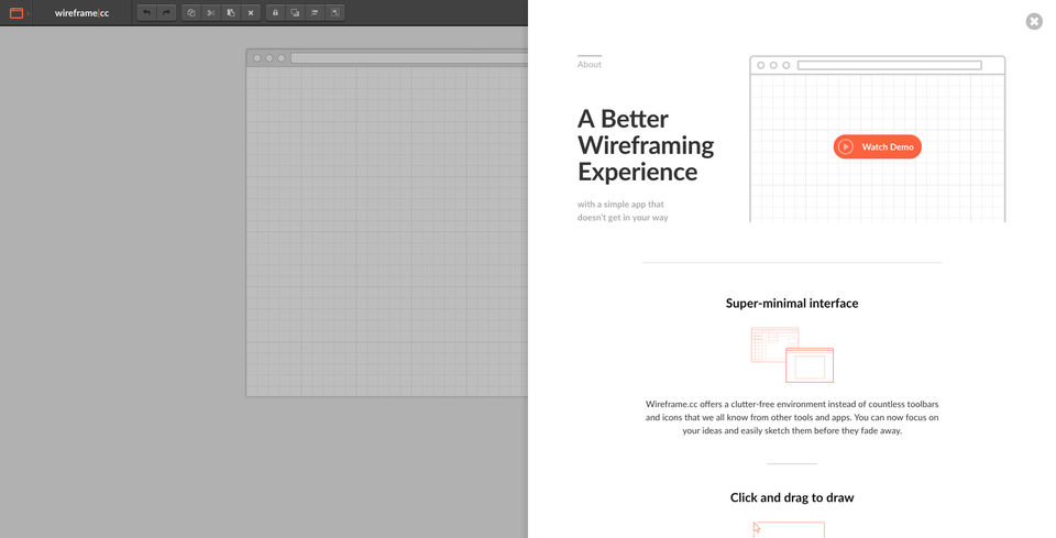 Wireframe.cc - minimal wireframing tool