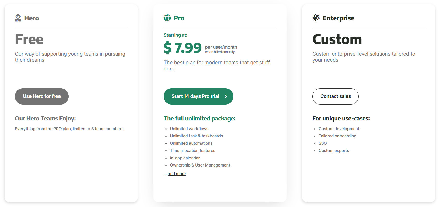 Workstreams.ai pricing