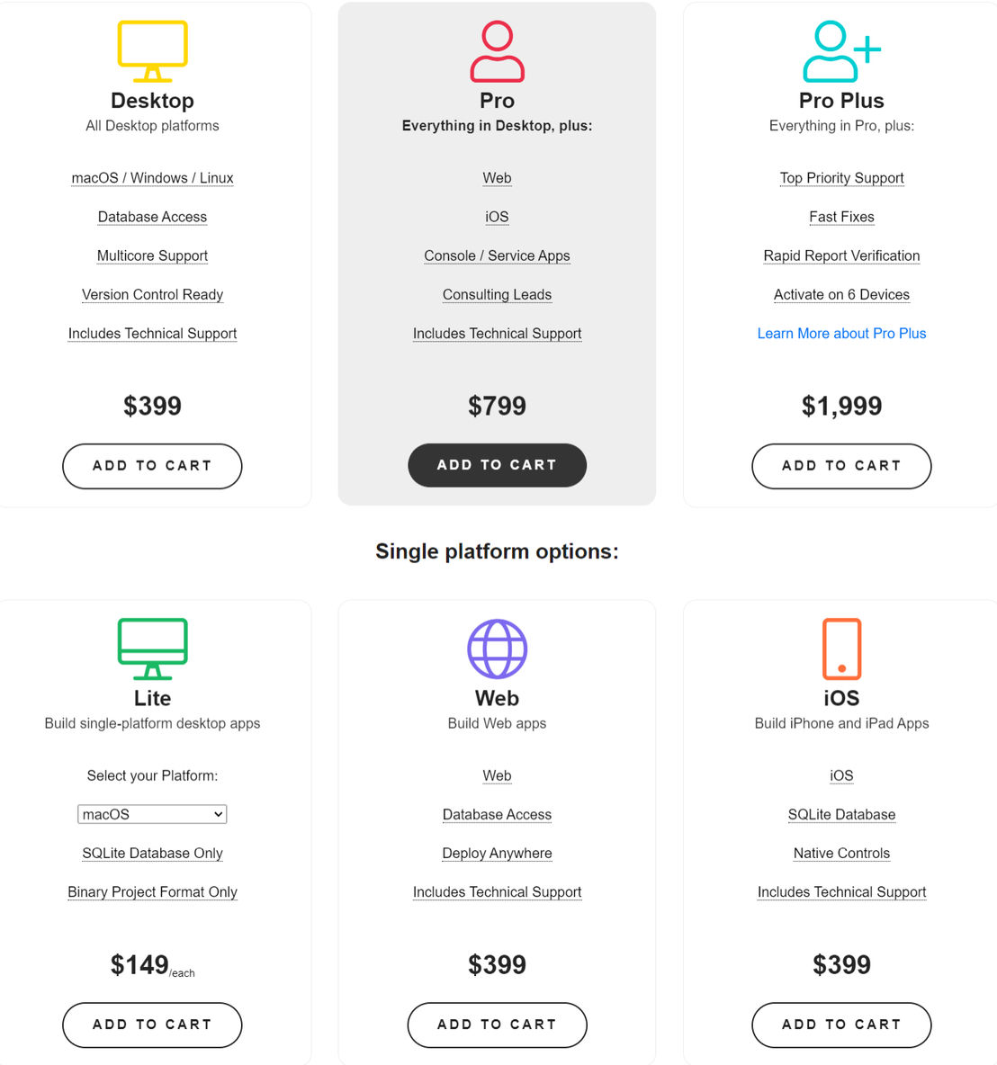 xojo pricing