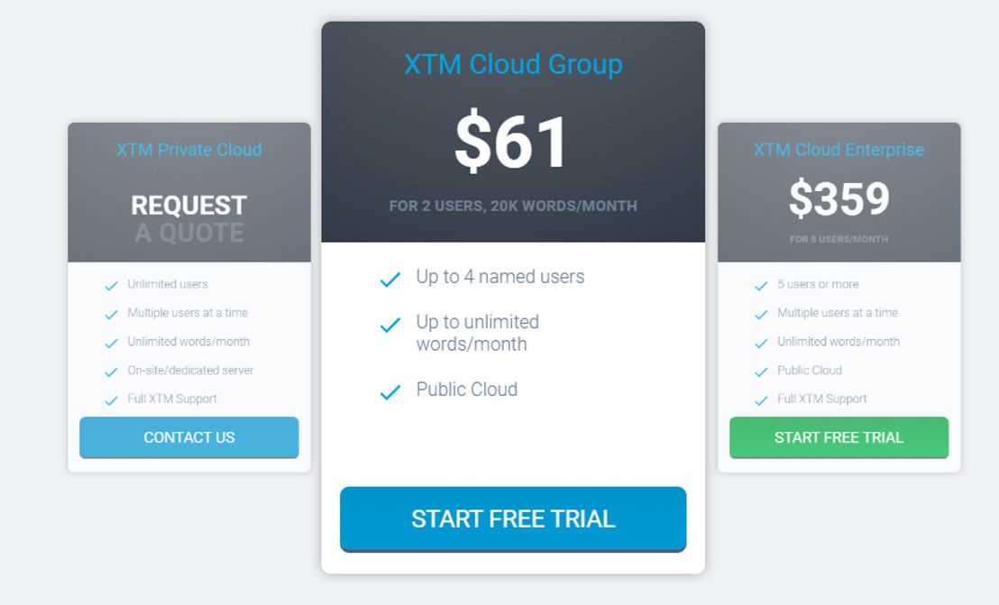 xtm-cloud pricing