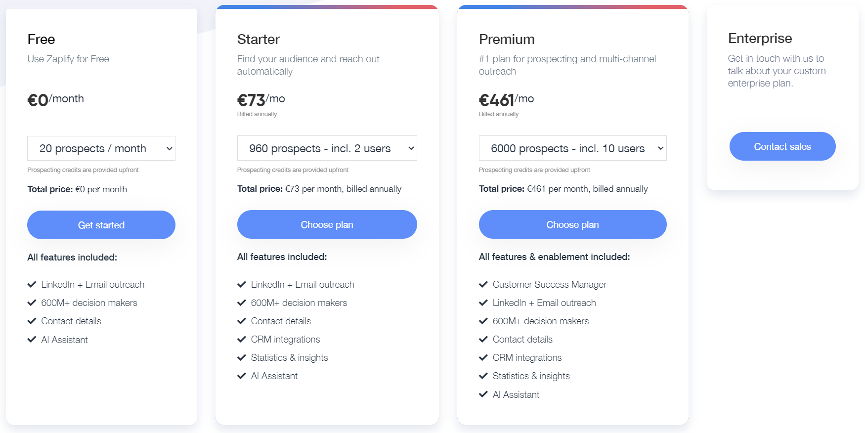 Zaplify pricing