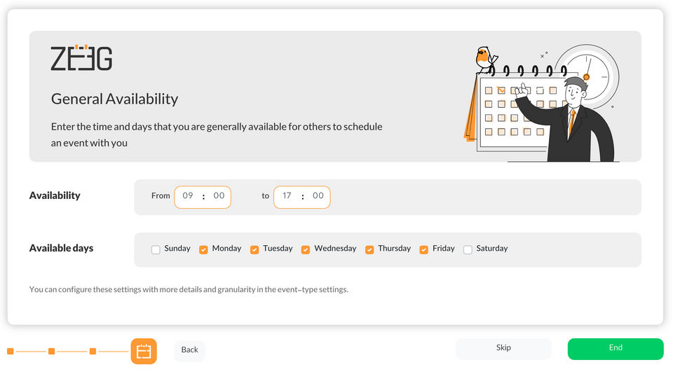 General Availability screenshot