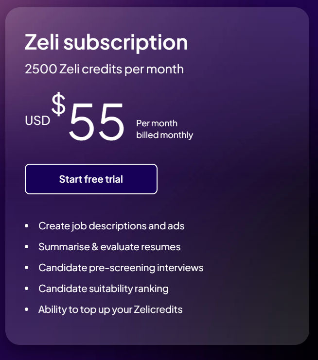 Zeligate pricing