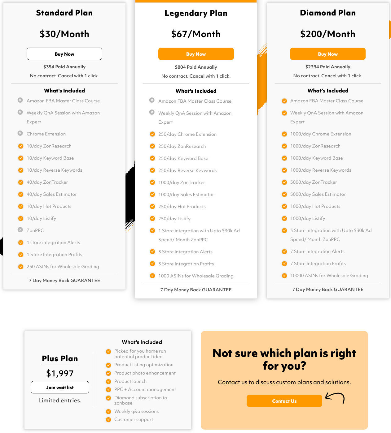 Zonbase pricing